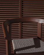 Уличный барный стул Erice из алюминия и веревки коричневого цвета, 75 см