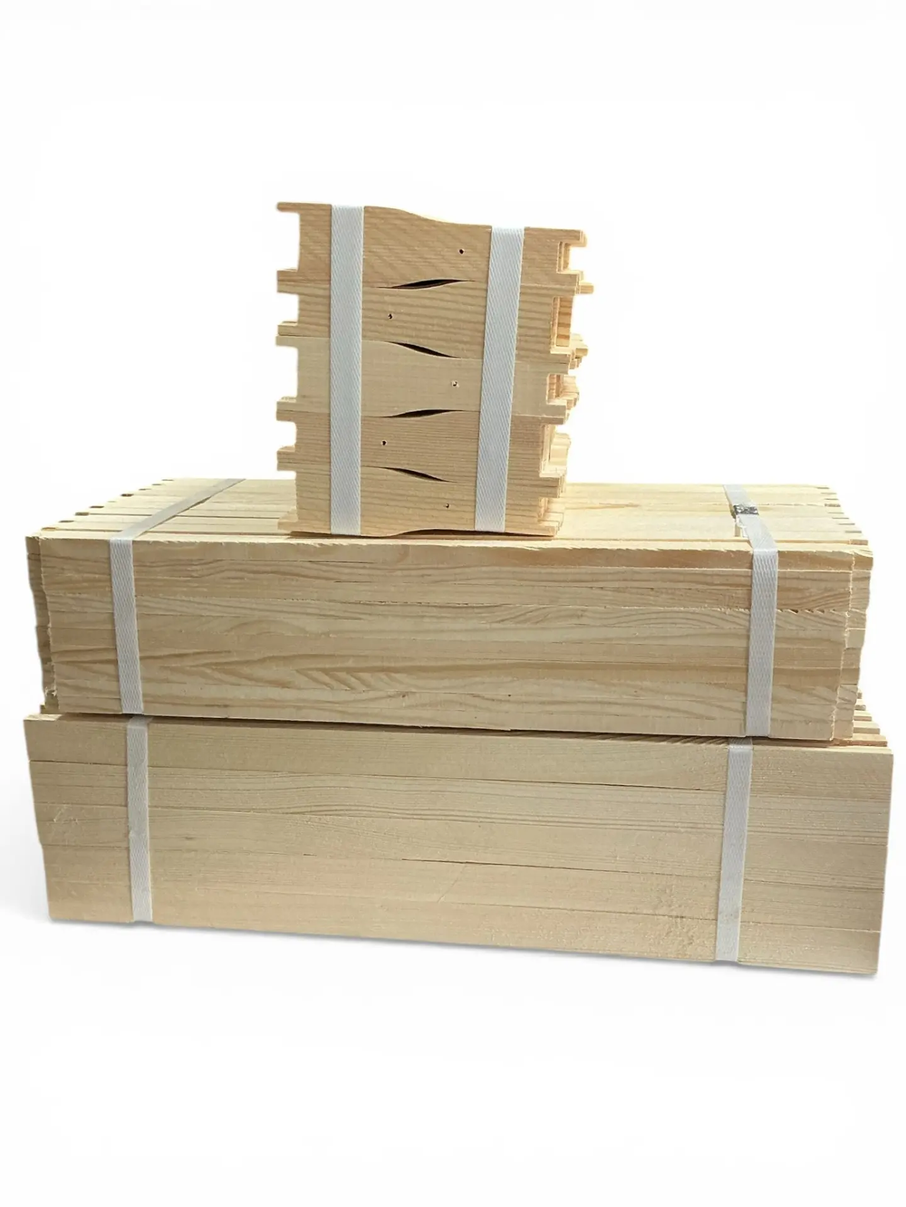 Рамка "Евро" (сосна 145 мм) магазинная с разделителями и отверстиями