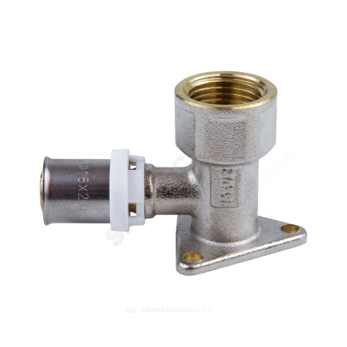 Водорозетка МП латунь никель пресс Дн 20х1/2" ВР ГОСТ 32415-2013 8008 Aquasfera 8008-02