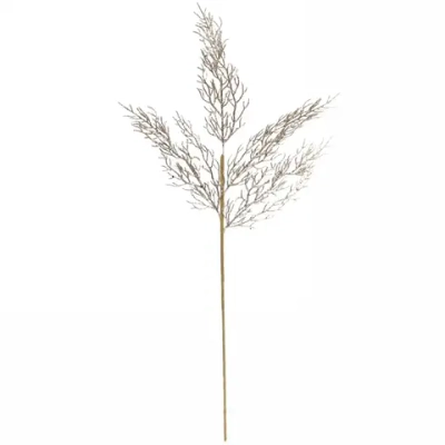 Ветка хвойная «Хрусталик» 75 см, Шампань