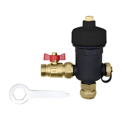 Грязеуловитель ROMMER RFW-0080 - 3/4" (ВР/ВР, PN4, Tmax 90°C, для настенных котлов)