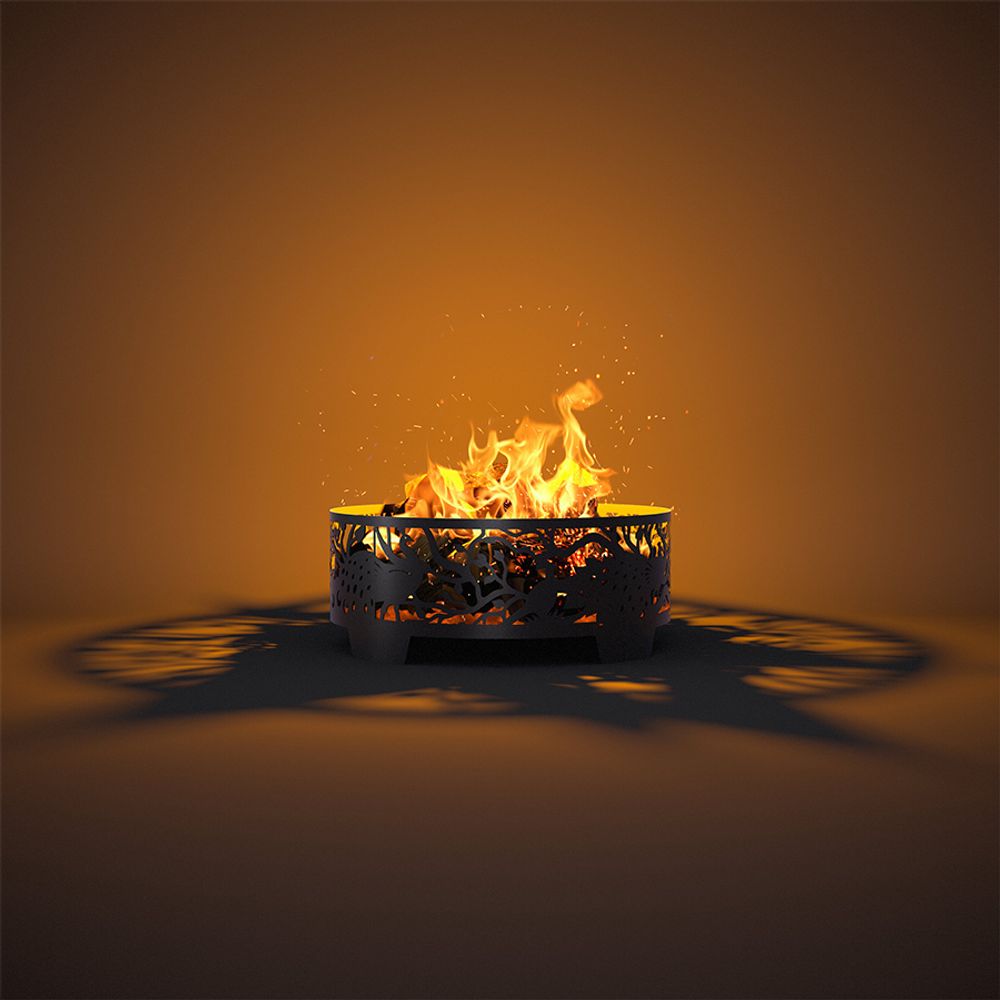 Очаг узорный Жар-птица D 60