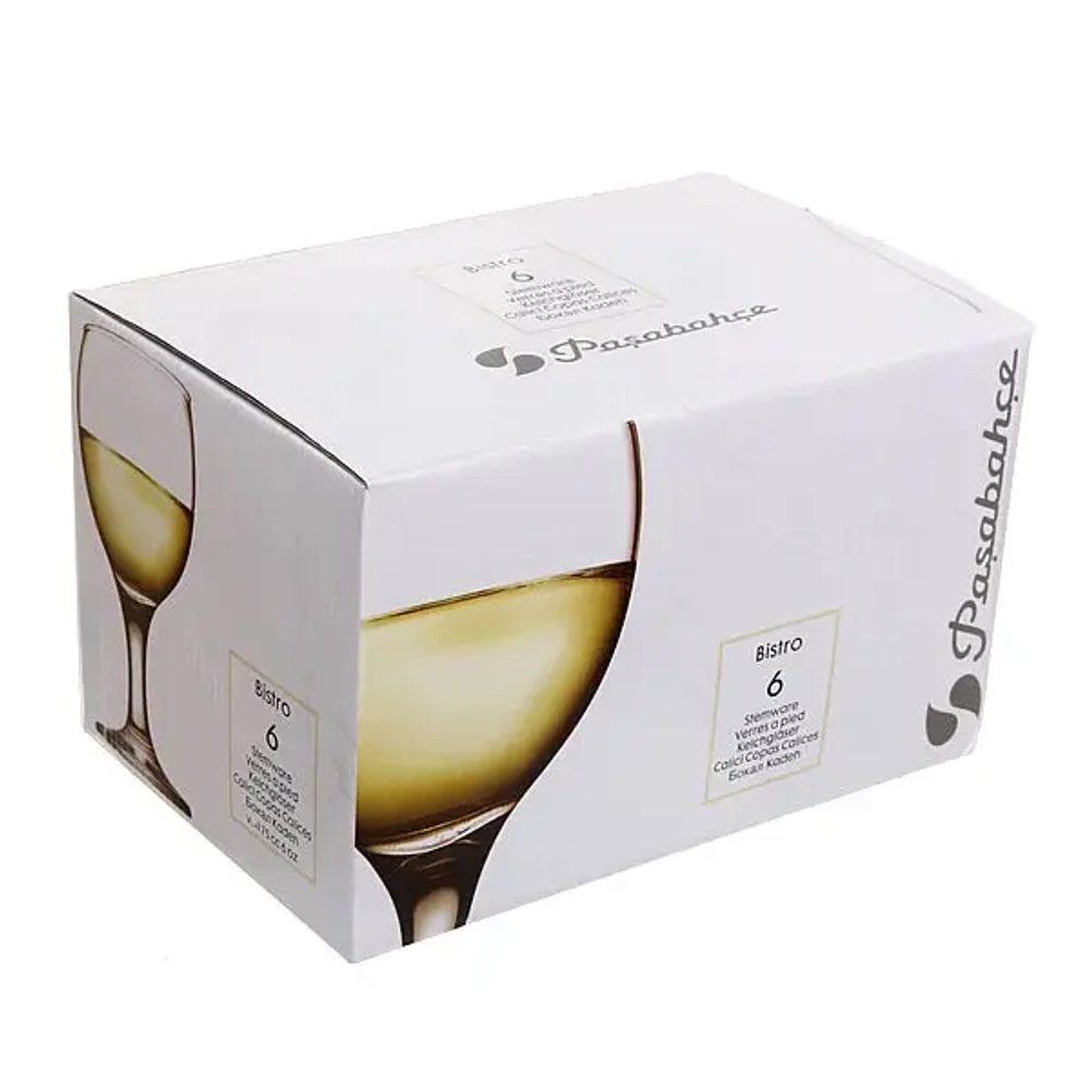 Набор бокалов для вина 6шт 175мл «Бистро» 44415