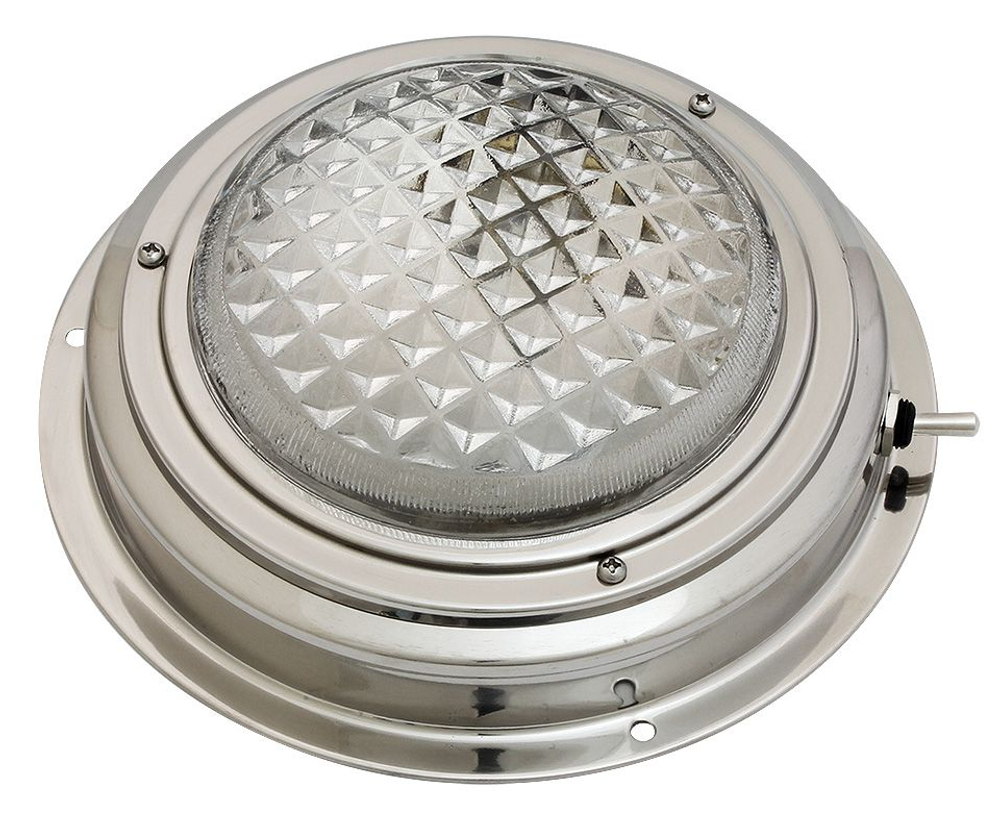 Накладной плафон освещения для судна в корпусе из нержавеющей стали, 5 дюймов (10006046)