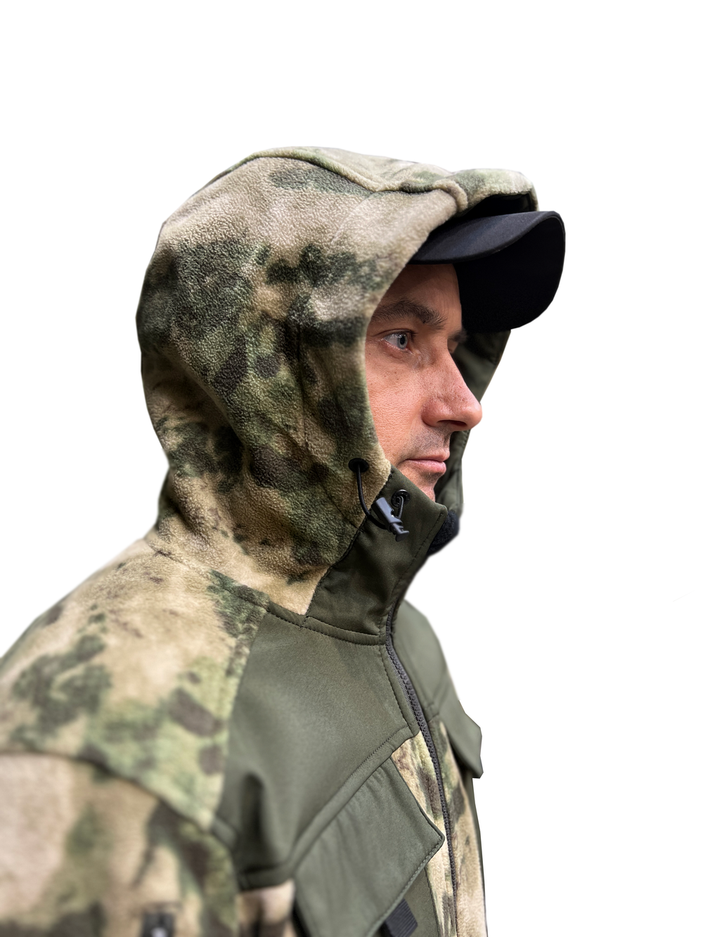 Флисовая кофта с капюшоном, Лес