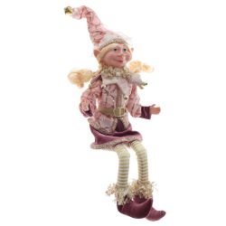 GAEM Игрушка набивная подвесная "Эльф", L16 W12 H53 см (полка 25 см.)