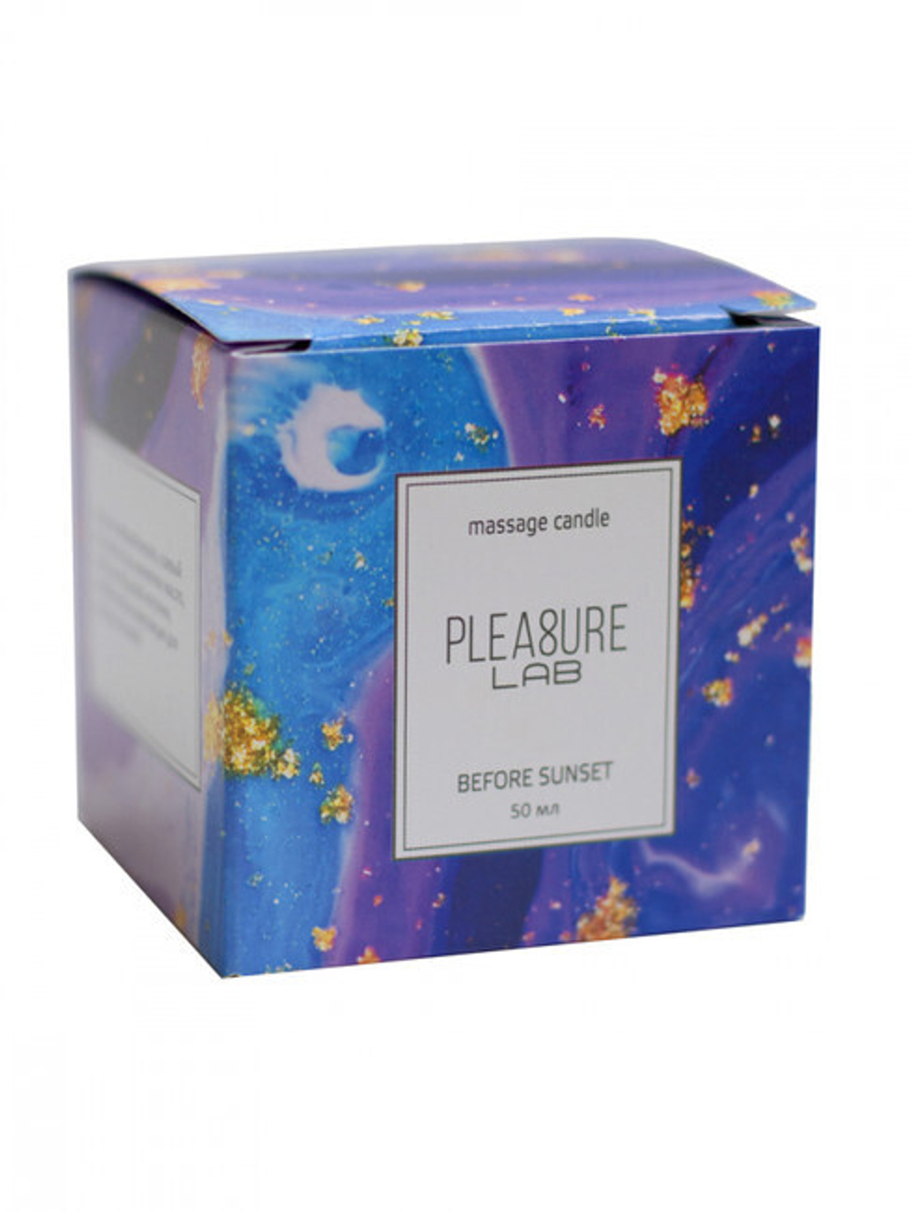 Массажная свеча Pleasure Lab Before Sunset (аромат пачули) (Цвет: белый)