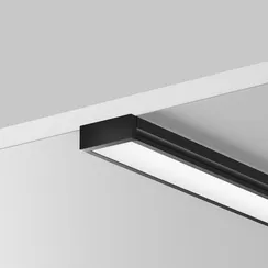 Алюминиевый профиль накладной 15x6 (Черный, 2 м), ALM-001-B-2M 631003 Led Strip 631003