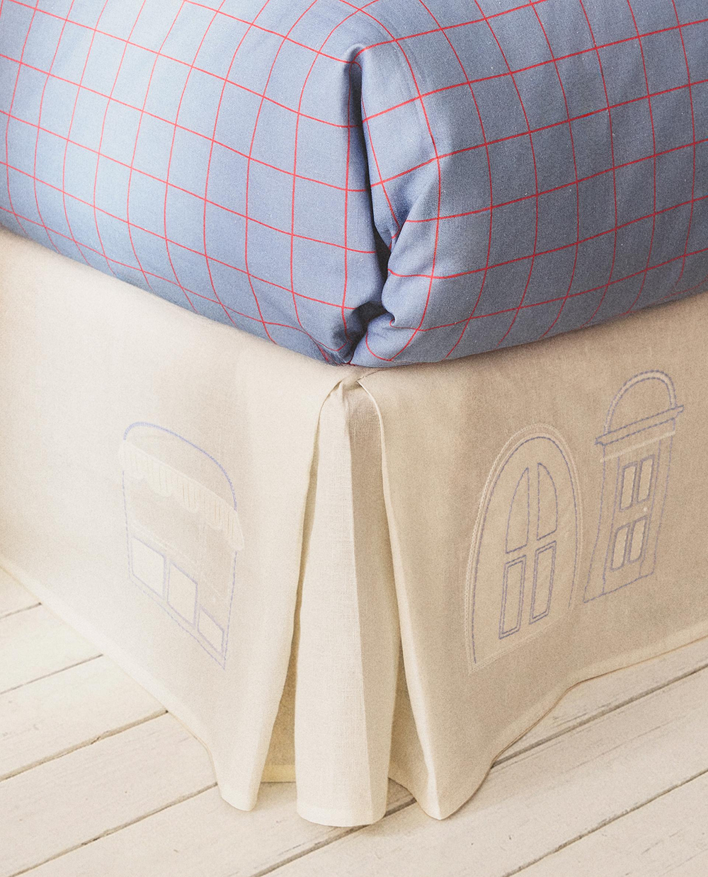 Простыня Zara Home, 90х190 см, хлопок 65%, лён 35%, однотонный, 2639/093