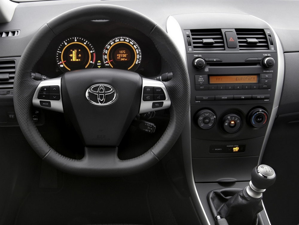 Toyota Corolla, 2007-2013, 9" Темно-серая (AFX-TY95)