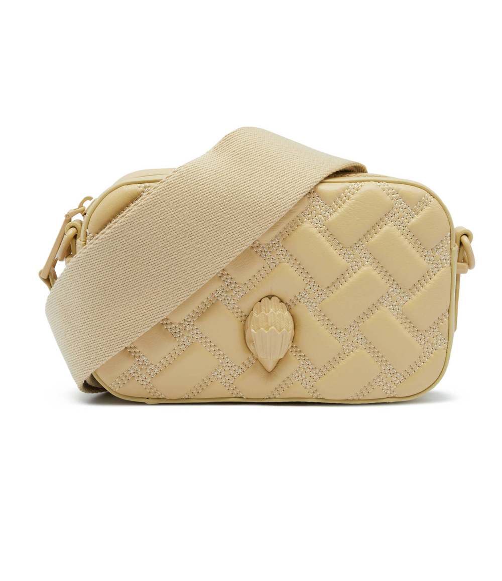 Кожаная сумка-мессенджер KENSINGTON Kurt Geiger - экрю(8894942109)