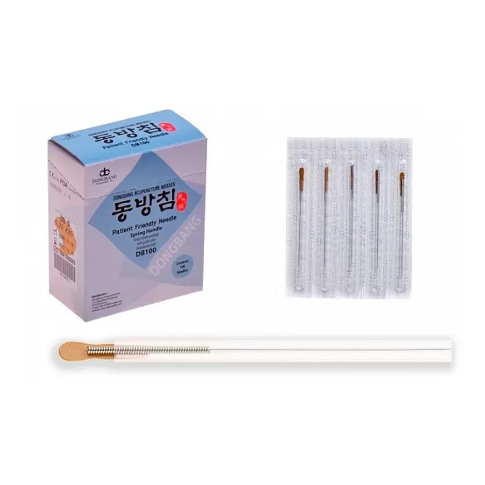 Иглы акупунктурные стальные стерильные с направителем 0,18х30 мм 1000 шт