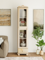 Шкаф витрина Бритта однодверная стеклянная