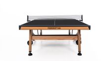 Теннисный стол складной для помещений &quot;RASSON PREMIUM T03 Indoor&quot; (274 х 152,5 х 76 см, натуральный дуб) с сеткой