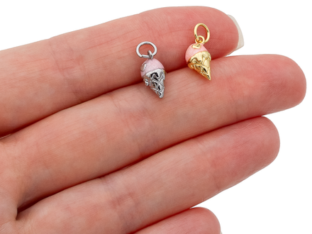 Подвеска "Мороженое" 11,5мм, с эмалью