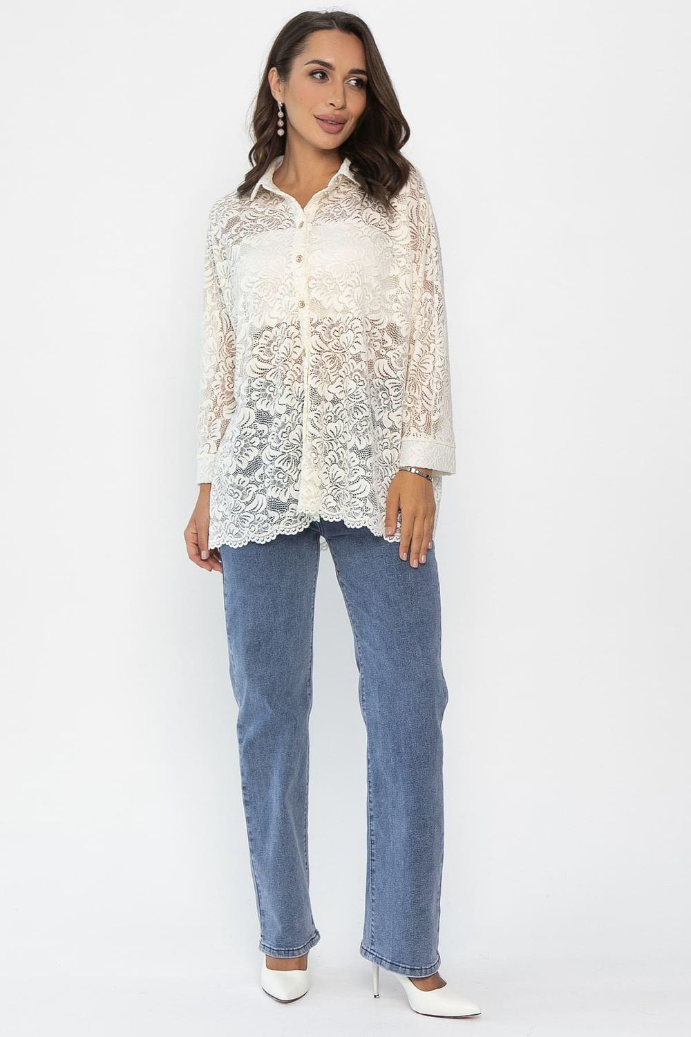 Рубашка Маринара НЬЮ (молочная) Б14048-10М LT Collection