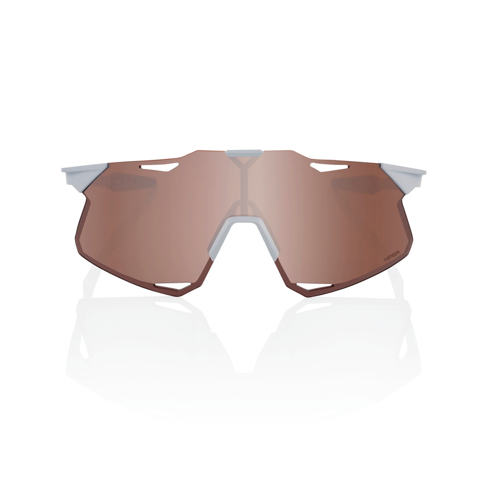 Спортивные очки 100% Hypercraft / Matte Stone Grey / HiPER Crimson Silver Mirror Lens