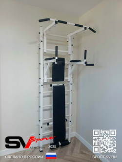 Монтаж шведской стенки Sv Sport в пеноблочные, газоблочные стены