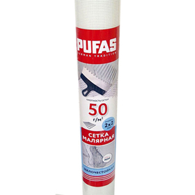 Сетка малярная Pufapro 1х30 м 2х2 мм 50 г/м2 30 м2 белая 71701000