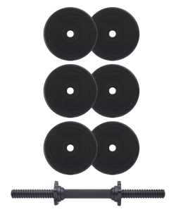 Гантель разборная пластиковая в коробке DB-717, 15,5 кг