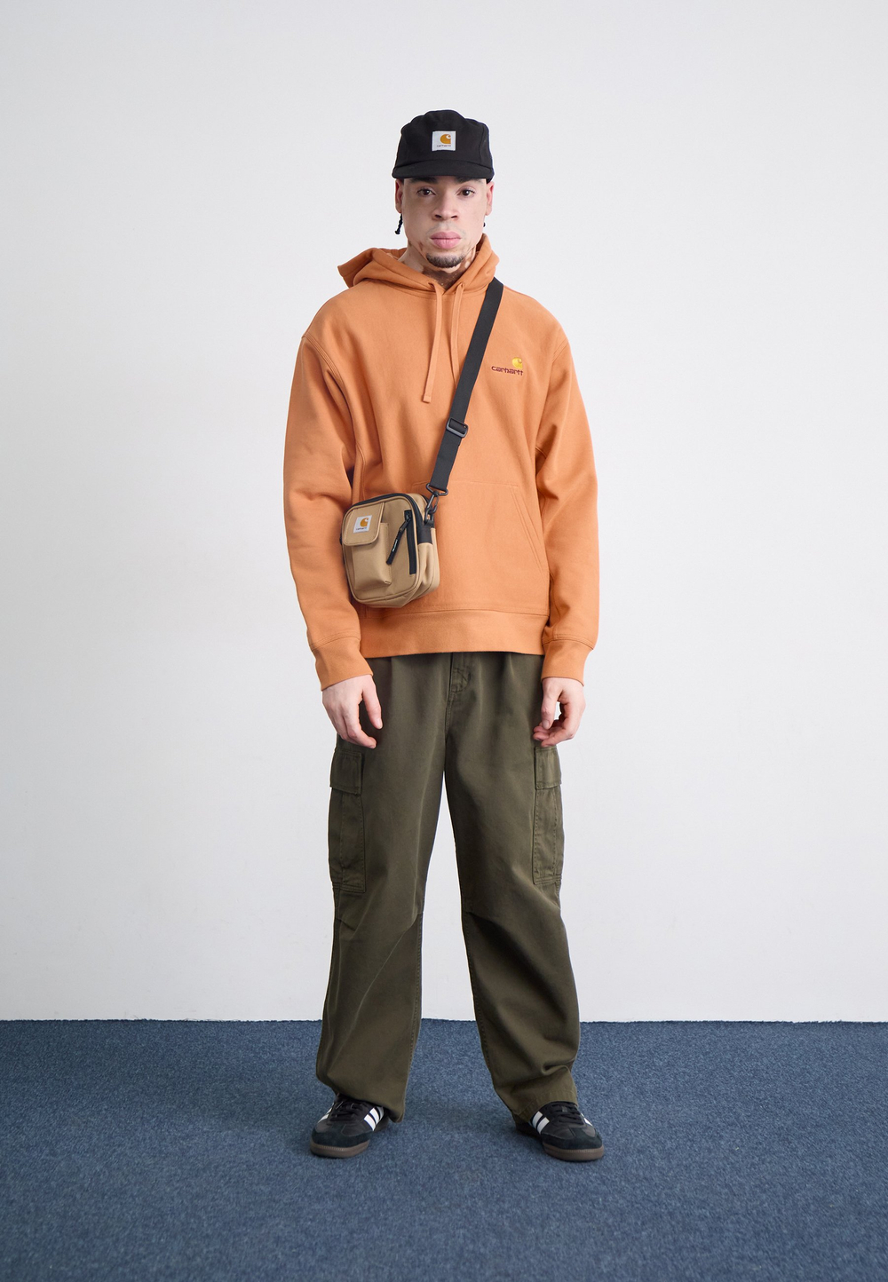 Carhartt WIP Толстовка с капюшоном - Оранжевый