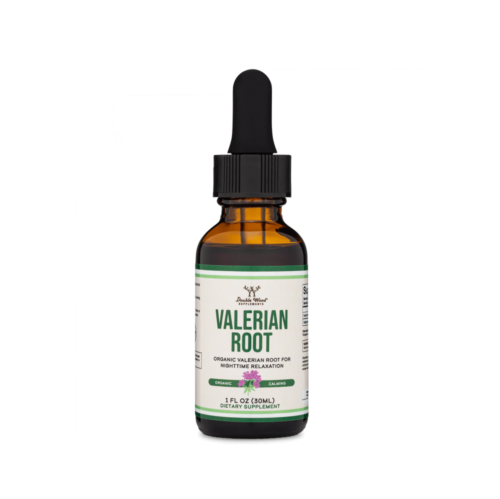 Double Wood Supplements - Valerian Root Drops - 30 x 1 fl oz servings