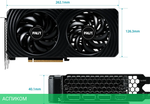 Видеокарта Palit GeForce RTX 5060 Ti Dual OC 8GB GDDR7 (NE7506TT19P1-GB2062D)