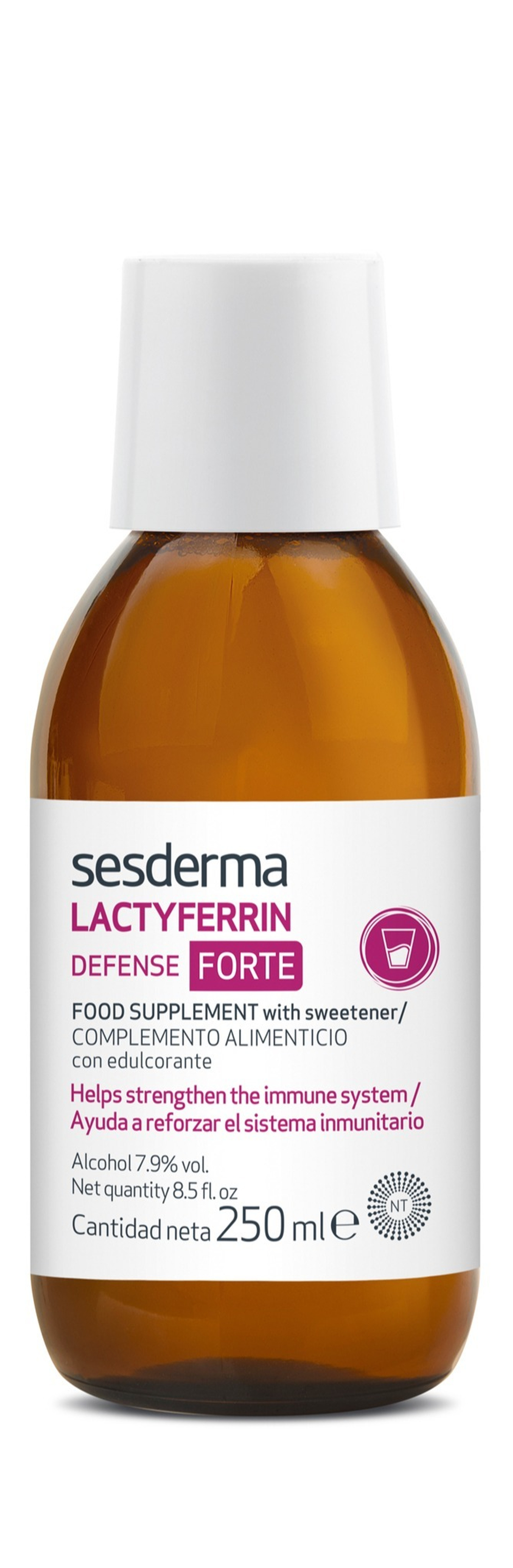 Sesderma LACTYFERRIN DEFENSE FORTE | БАД питьевой к пище "Лактиферрин Дефенс Форте", 250 мл