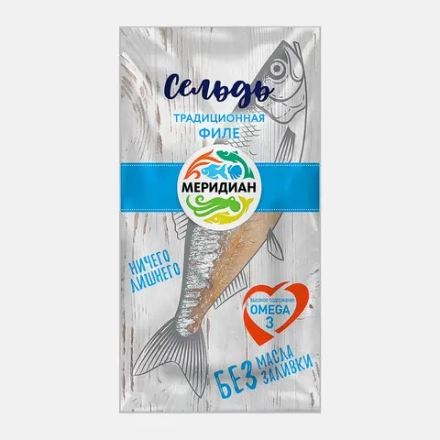 Сельдь Меридиан традиционная филе 200г
