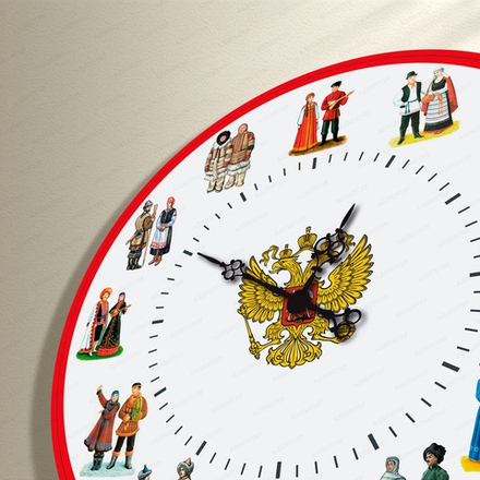 Часы настенные НАРОДЫ РОССИИ 2316