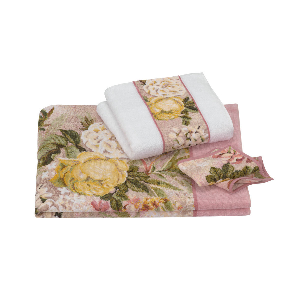 Полотенце 50х100 Feiler Secret garden 130-124 puder-altrosa