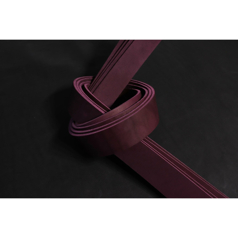 Ременная заготовка Винная гладкая ⠀