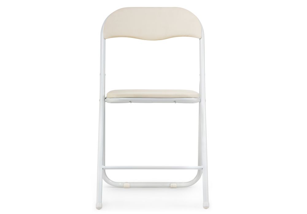 Стул на металлокаркасе Fold 1 складной beige / white