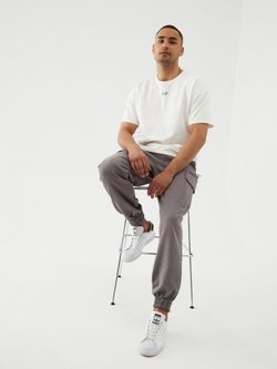 Джоггеры карго хлопковые. Серые