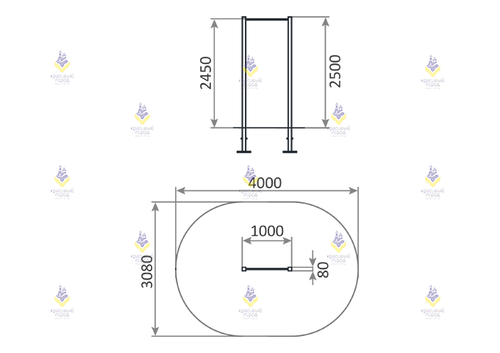 Турник одинарный