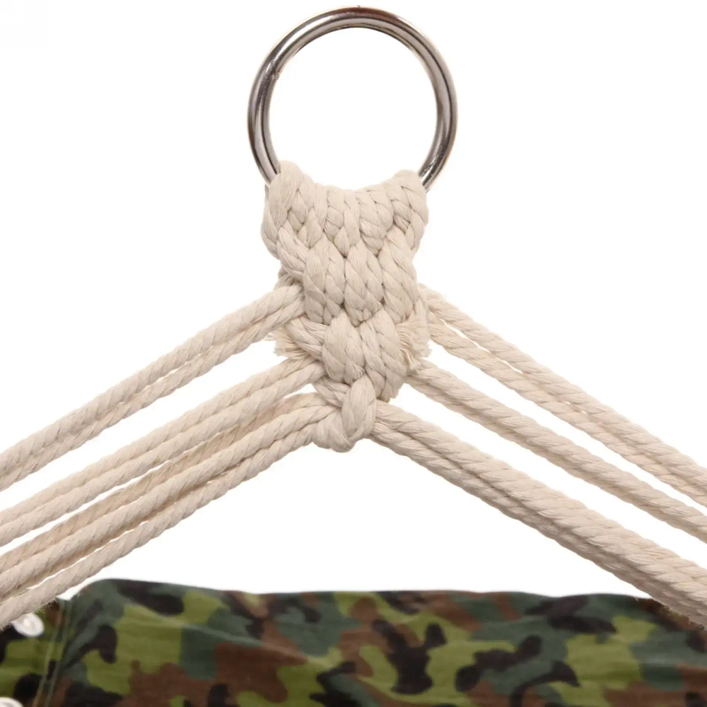 Гамак-кресло «Трон» 96*55*45*90см х\б с деревянной перекладиной