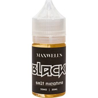 Жидкость MAXWELLS Salt 2% 30 ml Black - Терпкий Табак