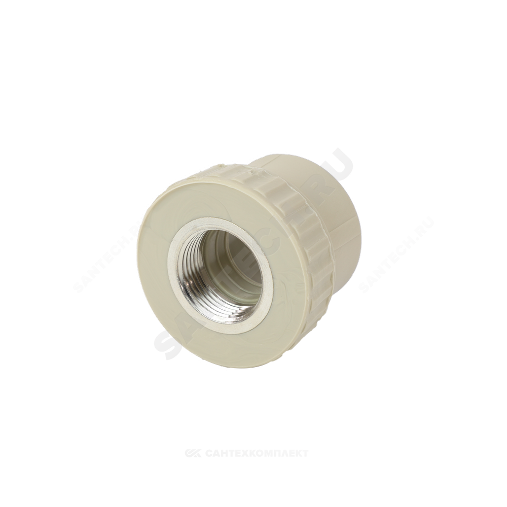 Муфта PP-R комбинированная серая Дн 25х1" ВР VALFEX 10129225Г