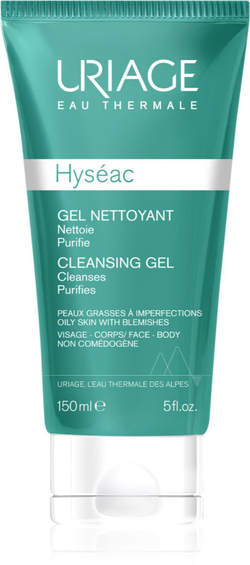 Uriage Hyseac Cleansing Gel - очищающий гель для жирной и комбинированной кожи /   150  ml  / GTIN 3661434000973