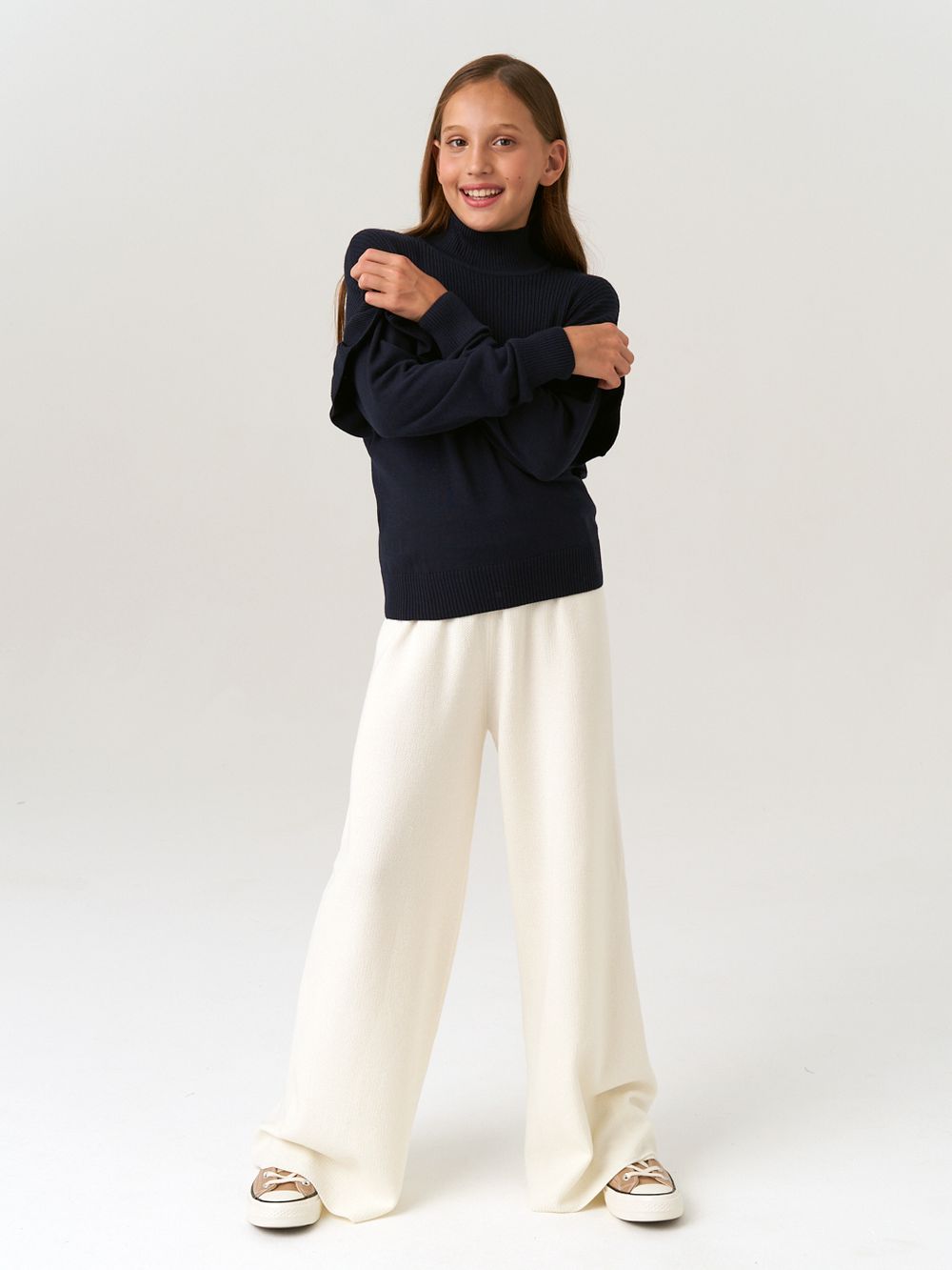 Джемпер для девочки AT244 синий