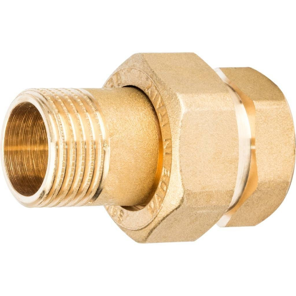 Американка STOUT прямая 1/2" ВР/НР плоское уплотнение