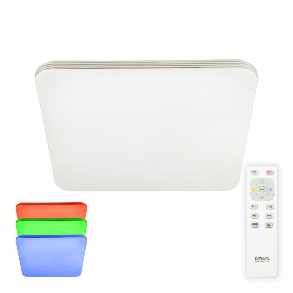 Citilux Симпла CL714K480G LED RGB Люстра с пультом
