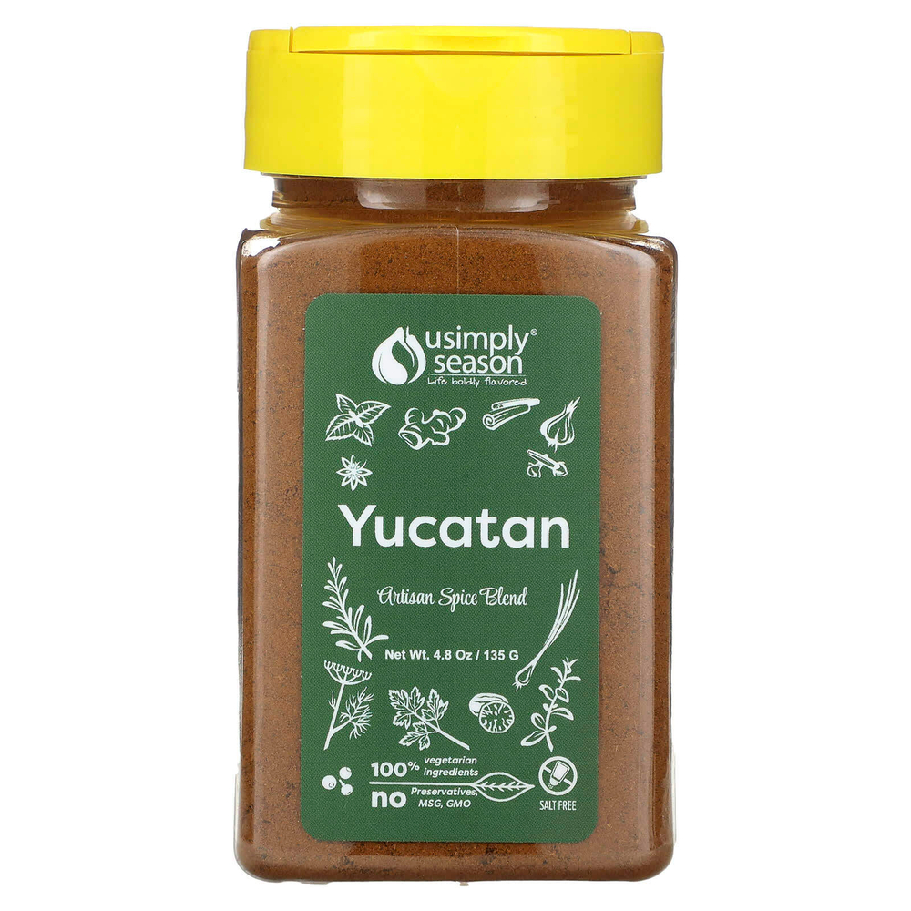 USimplySeason, Artisan, смесь специй, Юкатан, 135 г (4,8 унции)