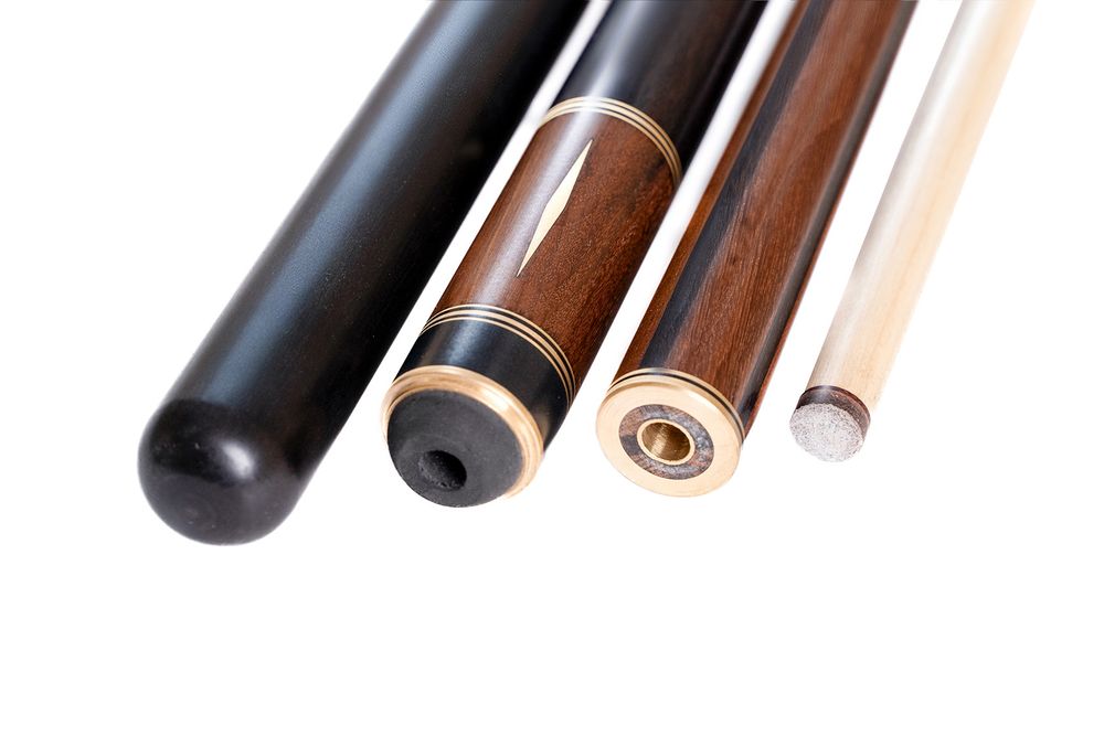 Кий / пирамида 3-pc "Supernova" (граб, коричневый граб, черный граб), с удлинителем