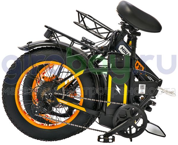 Электровелосипед Minako F10 Pro (48V/20Ah) - Желтый обод фото №3