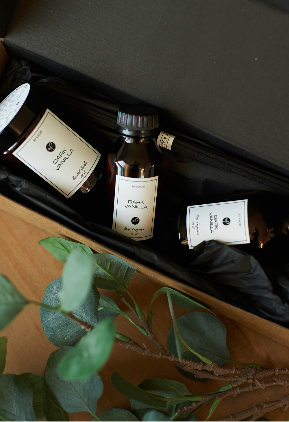 Подарочный набор Must Have Диффузор и свеча, DARK VANILLA