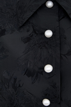 Жакет жаккардовый с жемчугом