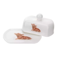 Royal Worcester - Масленка Wrendale Designs 15x11x8см / артикул   WN4000-XW  / GTIN 749151624061