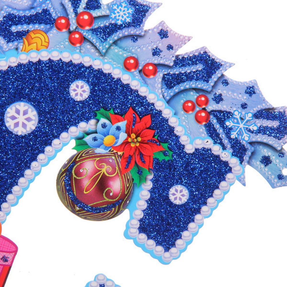 Гирлянда бумажная Новогодняя 2,6 м «Дружная компания»