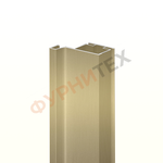 Алюминиевый рамочный врезной профиль для фасадов, Латунь купить с доставкой, Казахстан